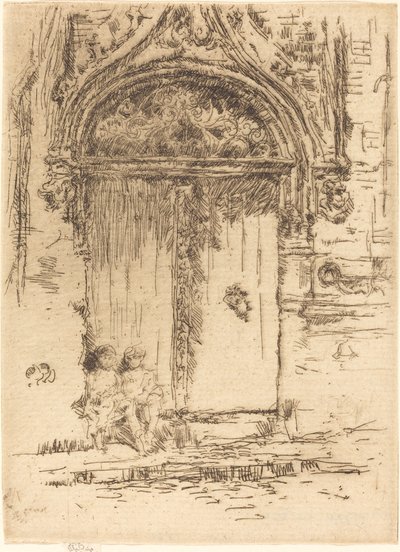 Dom kata, Tours, 1888. autorstwa James Abbott McNeill Whistler