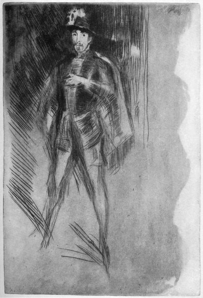 Henry Irving 1838-1905 jako Filip Hiszpanii, XIX w. 1904. autorstwa James Abbott McNeill Whistler