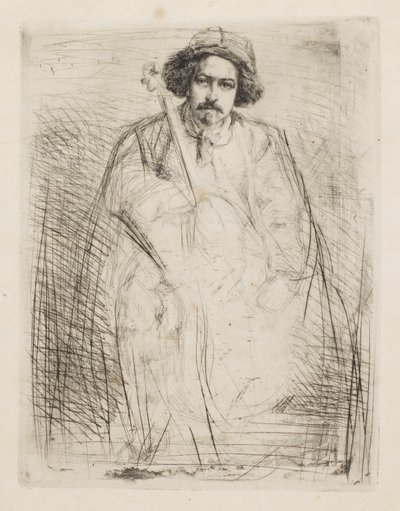 J. Becquet, Rzeźbiarz, 1859. autorstwa James Abbott McNeill Whistler
