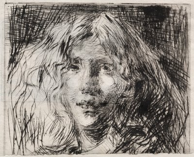 Joanna Hefferman, Irlandzka piękność, 1866. autorstwa James Abbott McNeill Whistler