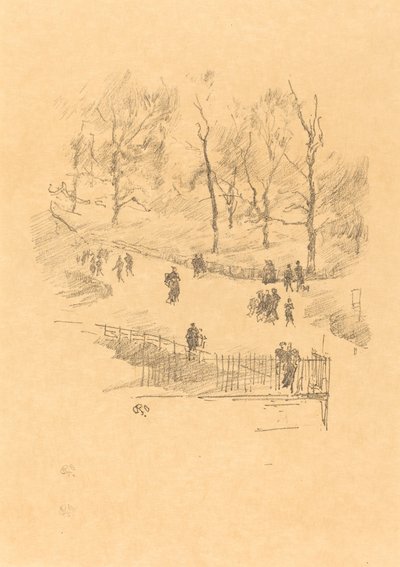 Ogrody Kensington, 1896. autorstwa James Abbott McNeill Whistler