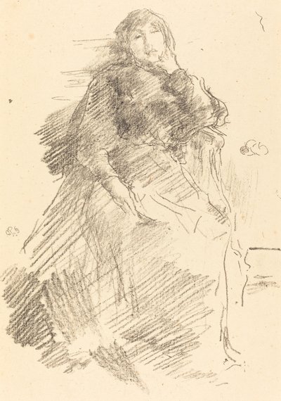 Piękna leniwa dama, 1894. autorstwa James Abbott McNeill Whistler