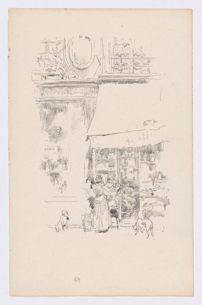 La Fruitière de la rue de Grenelle autorstwa James Abbott McNeill Whistler