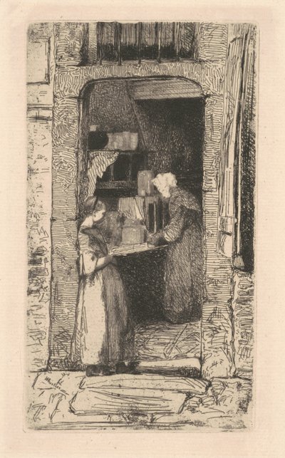 Sprzedawca musztardy, 1858. autorstwa James Abbott McNeill Whistler
