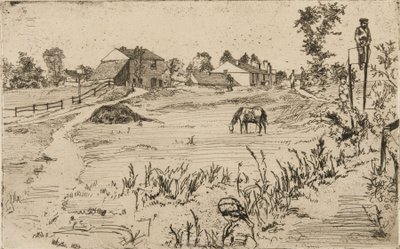 Krajobraz z końmi, 1859. autorstwa James Abbott McNeill Whistler