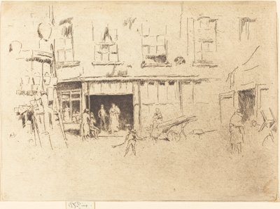 Mały Dwór, ok. godz. 18801881. autorstwa James Abbott McNeill Whistler