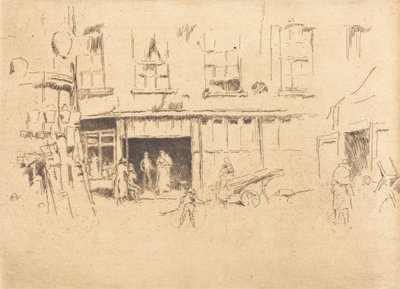 Mały Dwór, ok. godz. 18801881. autorstwa James Abbott McNeill Whistler
