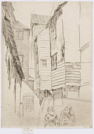 Little Smithfield, c.1877 (akwaforta na papierze) autorstwa James Abbott McNeill Whistler