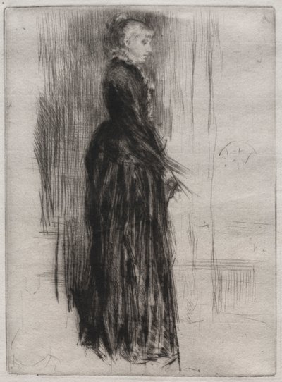 Mała Aksamitna Sukienka. autorstwa James Abbott McNeill Whistler