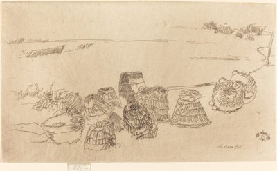 Garnki z homarami, ok. 18801881. autorstwa James Abbott McNeill Whistler