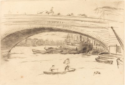 Most Londyński, ok. 1875. autorstwa James Abbott McNeill Whistler