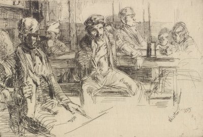 Longshore men, 1859. autorstwa James Abbott McNeill Whistler