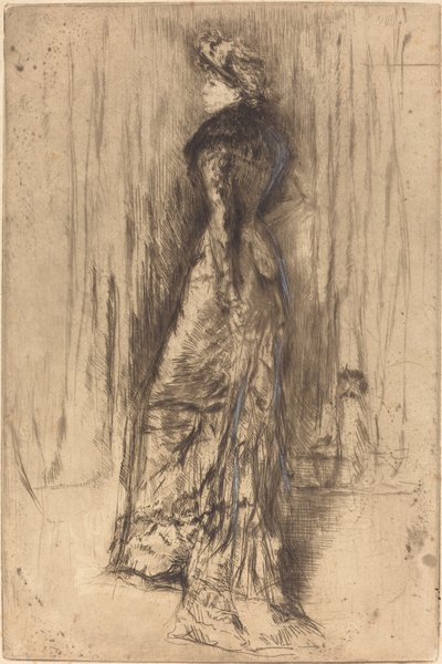Maud, stojący, c. 1873. autorstwa James Abbott McNeill Whistler