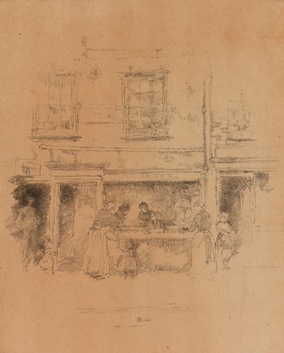 Sklep rybny Maundera autorstwa James Abbott McNeill Whistler