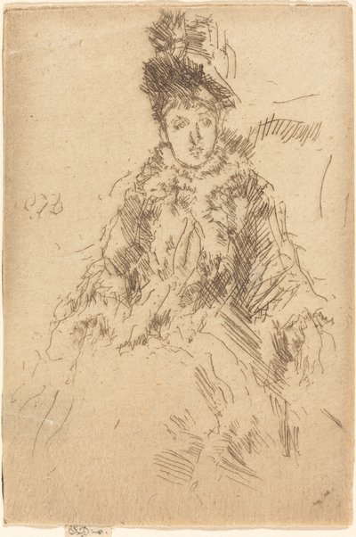 panna Lenoir, ok. 1887. autorstwa James Abbott McNeill Whistler