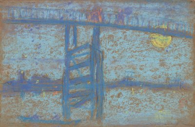 Nokturn: Battersea Bridge, 1872-1873. autorstwa James Abbott McNeill Whistler