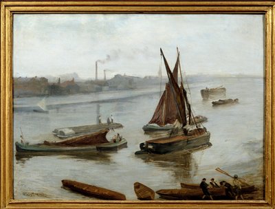 Nokturn: Błękit i Złoto – Stary Most Battersea autorstwa James Abbott McNeill Whistler