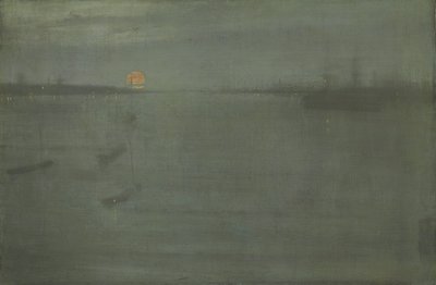 Nokturn: błękit i złoto, woda z Southampton autorstwa James Abbott McNeill Whistler