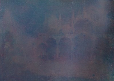 Nokturn: Błękit i złoto, St Marks, Wenecja , 1880, 1904 autorstwa James Abbott McNeill Whistler