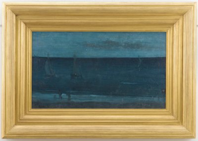 Nokturn: niebieski i srebrny — Bognor, 1871-1876. autorstwa James Abbott McNeill Whistler