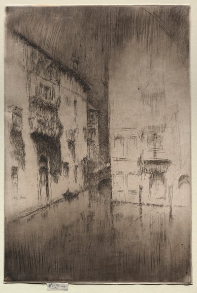 Nokturn: Pałace, 1886. autorstwa James Abbott McNeill Whistler