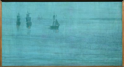 Nocturne, The Solent ... (obraz na płótnie) autorstwa James Abbott McNeill Whistler