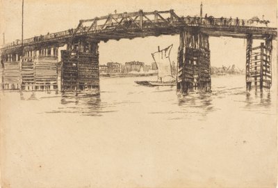 Stary most Battersea, 1879. autorstwa James Abbott McNeill Whistler
