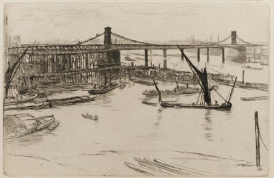 Stary most Hungerford, 1861. autorstwa James Abbott McNeill Whistler