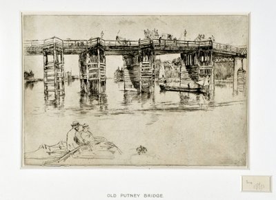 Stary most Putney autorstwa James Abbott McNeill Whistler