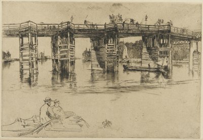 Stary most Putney autorstwa James Abbott McNeill Whistler