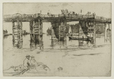 Stary most Putney autorstwa James Abbott McNeill Whistler