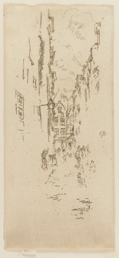 Ulica Małych Rzeźników, 1887. autorstwa James Abbott McNeill Whistler