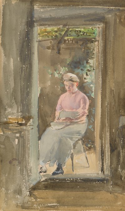 Różowa nuta - łuskanie grochu, 1882-1884. autorstwa James Abbott McNeill Whistler