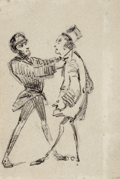 Policjant i obywatel autorstwa James Abbott McNeill Whistler