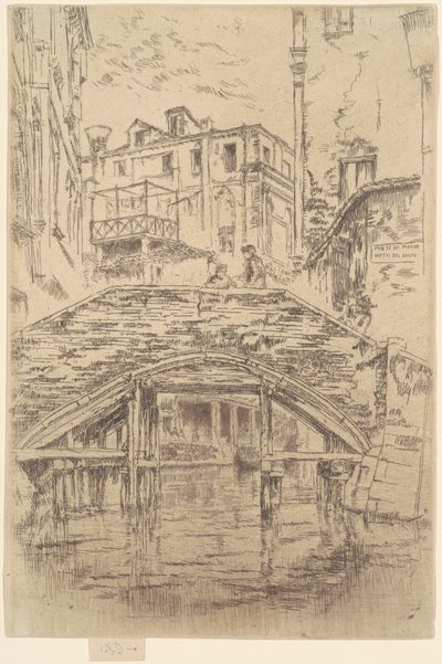 Most Piovan, 1879-1880. autorstwa James Abbott McNeill Whistler