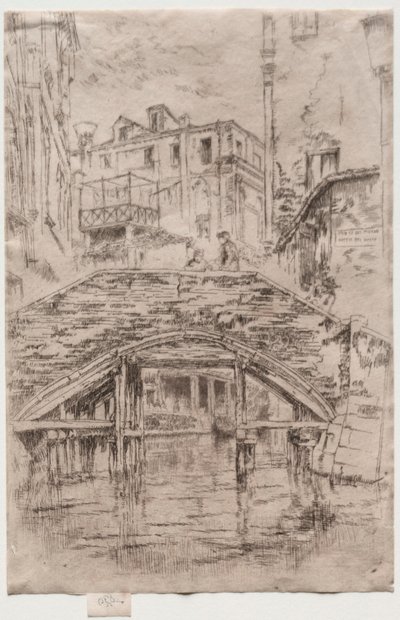 Most Piovan, 1886. autorstwa James Abbott McNeill Whistler