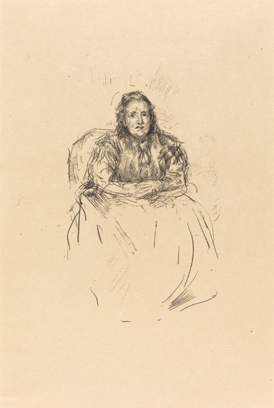 Studium portretowe: Pani Filip, 1896. autorstwa James Abbott McNeill Whistler