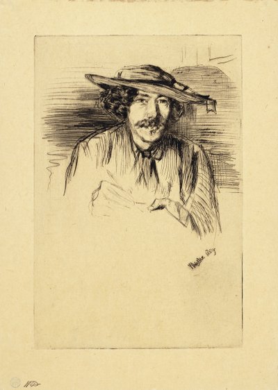 Portret Whistlera, 1859 autorstwa James Abbott McNeill Whistler