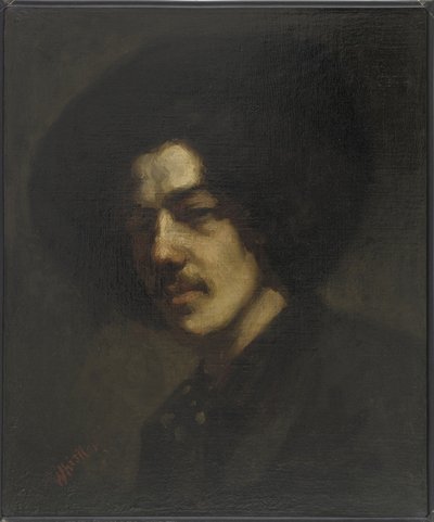 Portret Whistlera w kapeluszu, 1857-59 autorstwa James Abbott McNeill Whistler