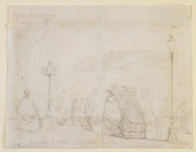 Spacer w Baden, 1858. autorstwa James Abbott McNeill Whistler