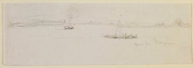 Niedaleko Moguncji, 1858. autorstwa James Abbott McNeill Whistler
