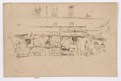 Quai de Montebello autorstwa James Abbott McNeill Whistler