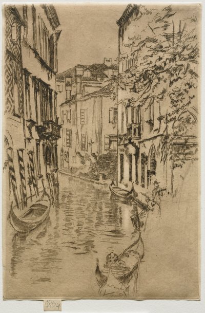 Cichy kanał. autorstwa James Abbott McNeill Whistler