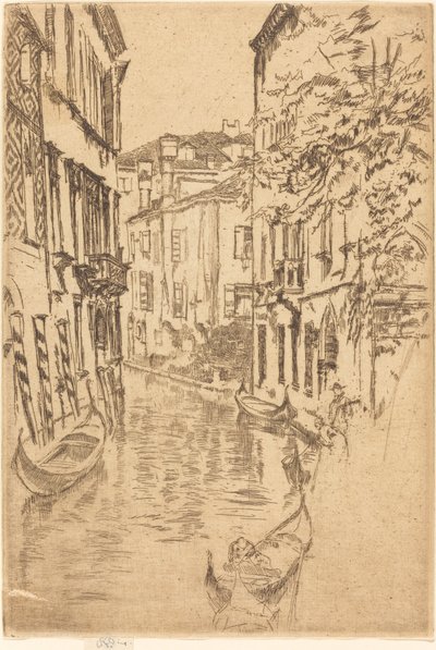 Cichy Kanał, 1880. autorstwa James Abbott McNeill Whistler