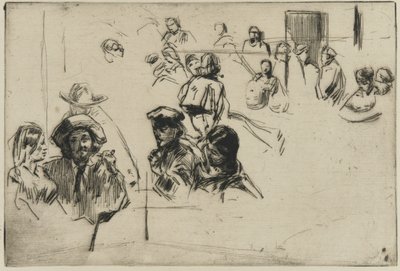 Ratcliffe Highway, 1861 (suchy punkt na papierze) autorstwa James Abbott McNeill Whistler