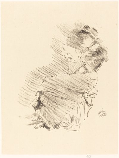 Czytanie, 18791887. autorstwa James Abbott McNeill Whistler
