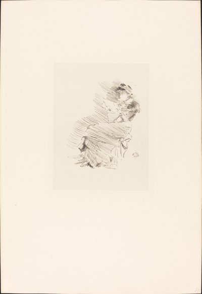 Czytanie, 18791887. autorstwa James Abbott McNeill Whistler