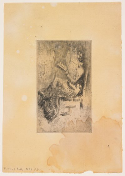 Ein Buch lesen autorstwa James Abbott McNeill Whistler