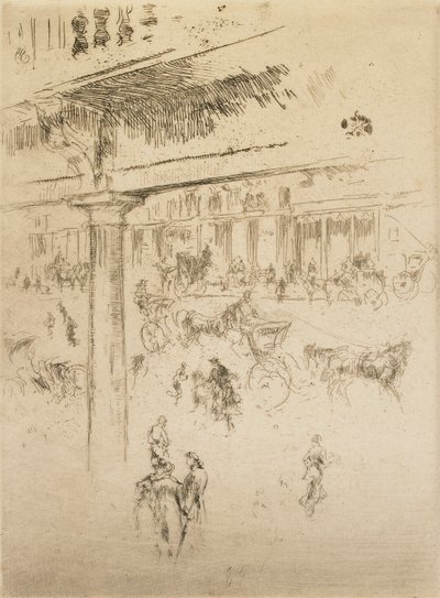 Kwadrant Regenta, 1880-1881. autorstwa James Abbott McNeill Whistler