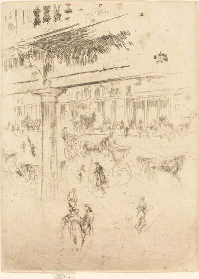 Kwadrant Regenta, 18801881. autorstwa James Abbott McNeill Whistler